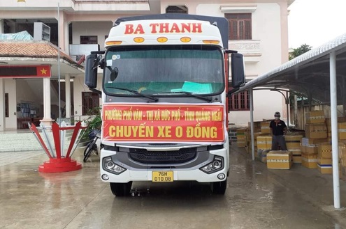 Phổ Văn: Tổ chức “Chuyến xe 0 đồng” vận chuyển hàng hóa vào thành Phố Hồ Chí Minh