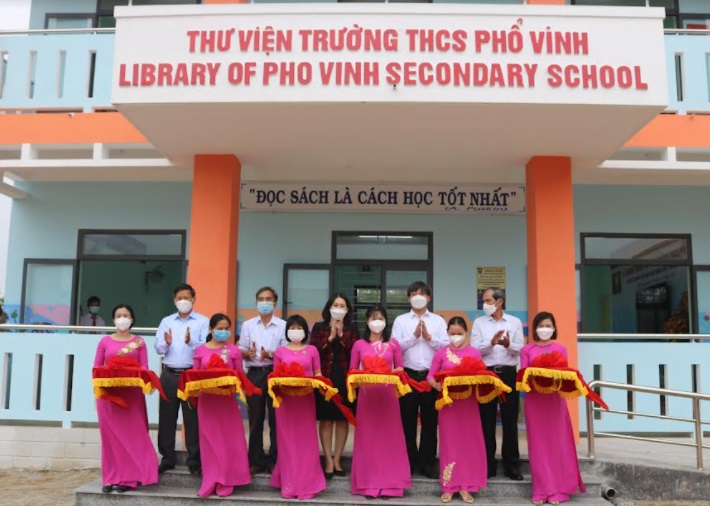 Khánh thành và bàn giao Thư viện Trường THCS Phổ Vinh