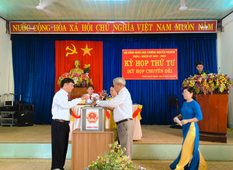 HĐND phường Nguyễn Nghiêm tổ chức Kỳ họp chuyên đề