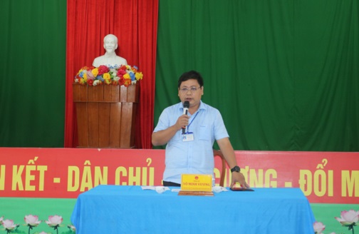 Lãnh đạo UBND thị xã tiếp công dân lưu động tại xã Phổ Nhơn