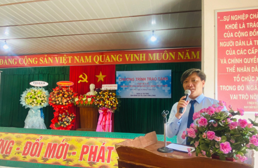 Lễ tiếp nhận thiết bị y tế do GS.TS Đào Văn Long tặng Bệnh viện đa khoa khu vực Đặng Thùy Trâm