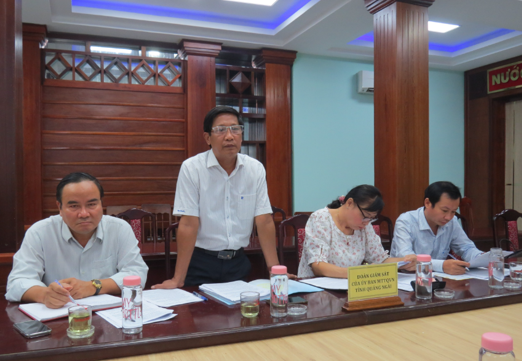 Ủy ban MTTQ Việt Nam tỉnh giám sát tại thị xã Đức Phổ
