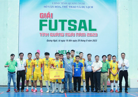 Đức Phổ đạt thành tích cao tại Giải Futsal tỉnh Quảng Ngãi năm 2023