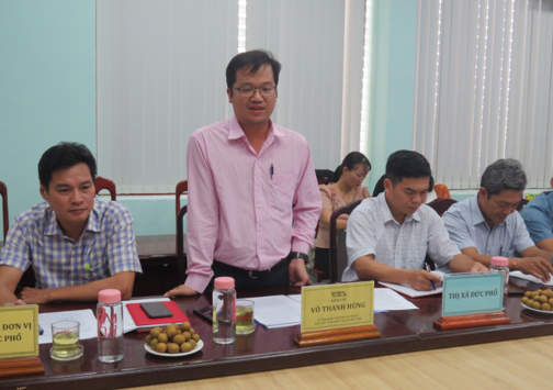 UBND thị xã làm việc với Đoàn công tác UBND huyện Ia H'Drai
