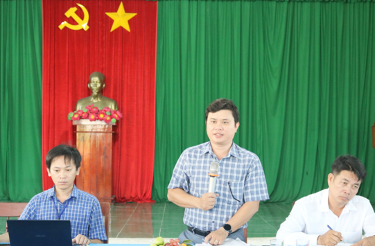 Văn phòng điều phối Nông thôn mới tỉnh làm việc với xã Phổ Thuận về tiến độ xây dựng xã nông thôn mới nâng cao