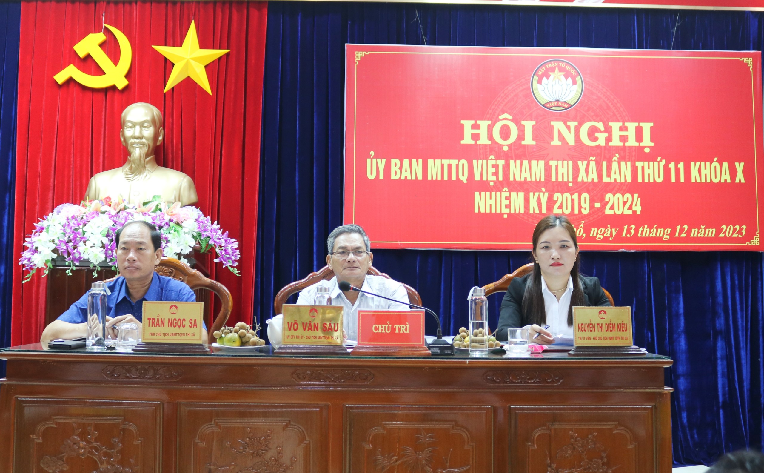 Ủy ban MTTQ Việt Nam thị xã Đức Phổ tổ chức Hội nghị lần thứ 11, khóa X