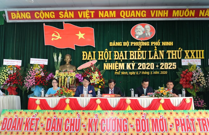 Đảng bộ phường Phổ Ninh tổ chức Đại hội đại biểu lần thứ XXIII