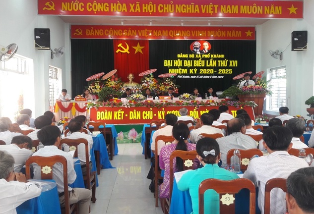 Đại hội Đảng bộ xã Phổ Khánh lần thứ XVI, nhiệm kỳ 2020 - 2025