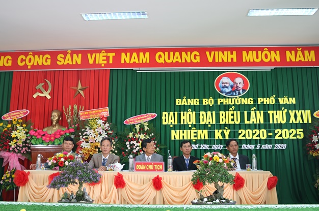 Đảng bộ phường Phổ Văn tổ chức Đại hội đại biểu lần thứ XXVI