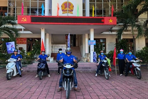 Đoàn phường Nguyễn Nghiêm thực hiện các hoạt động phòng, chống dịch Covid–19