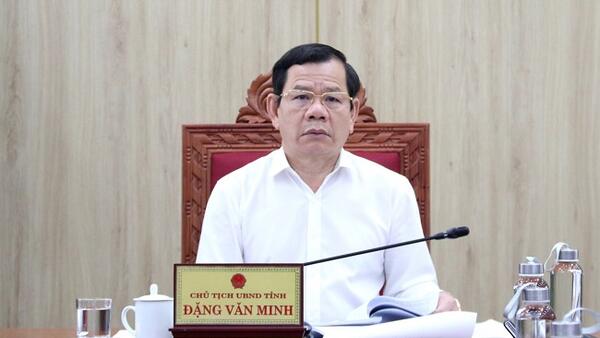 Chủ tịch UBND tỉnh Đặng Văn Minh dự hội nghị trực tuyến Ban Chỉ đạo Nhà nước các công trình, dự án trọng điểm quốc gia