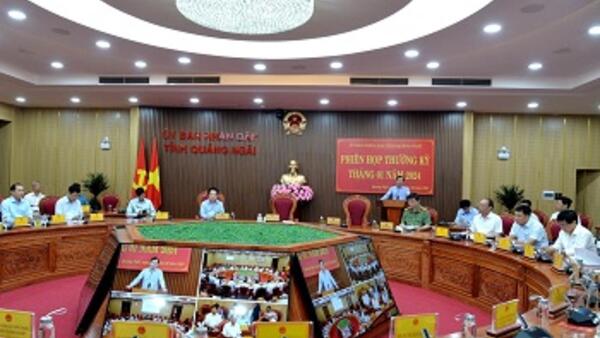 UBND tỉnh họp phiên thường kỳ tháng 01/2024