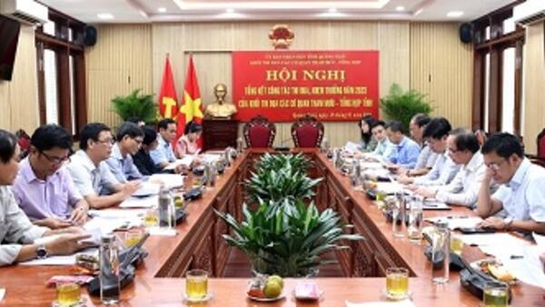 Khối thi đua các cơ quan Tham mưu - Tổng hợp tổng kết công tác năm 2023