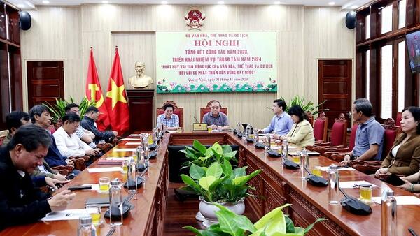 Hội nghị trực tuyến tổng kết công tác Ngành Văn hóa, thể thao và du lịch năm 2023