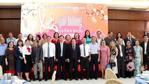 Lãnh đạo tỉnh gặp mặt kiều bào Quảng Ngãi nhân dịp Tết Nguyên đán Giáp Thìn 2024