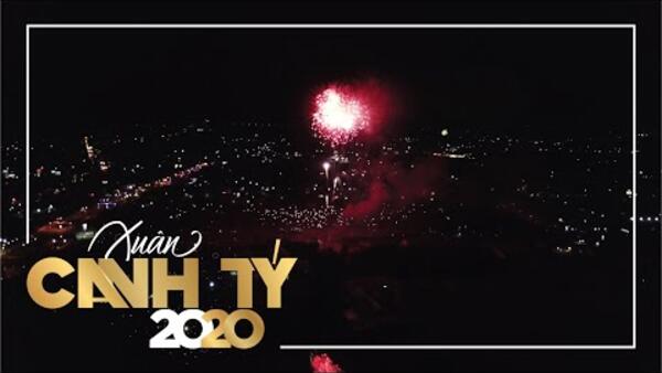 Flycam Pháo Hoa Đức Phổ - Happy New Year 2020