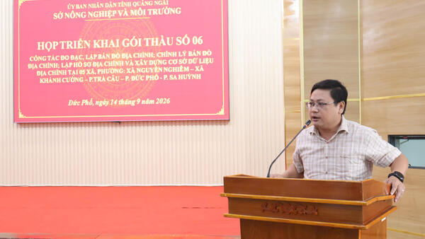 HỘI NGHỊ TRIỂN KHAI GÓI THẦU SỐ 06 VỀ ĐO ĐẠC, LẬP BẢN ĐỒ ĐỊA CHÍNH VÀ XÂY DỰNG CƠ SỞ DỮ LIỆU ĐẤT ĐAI